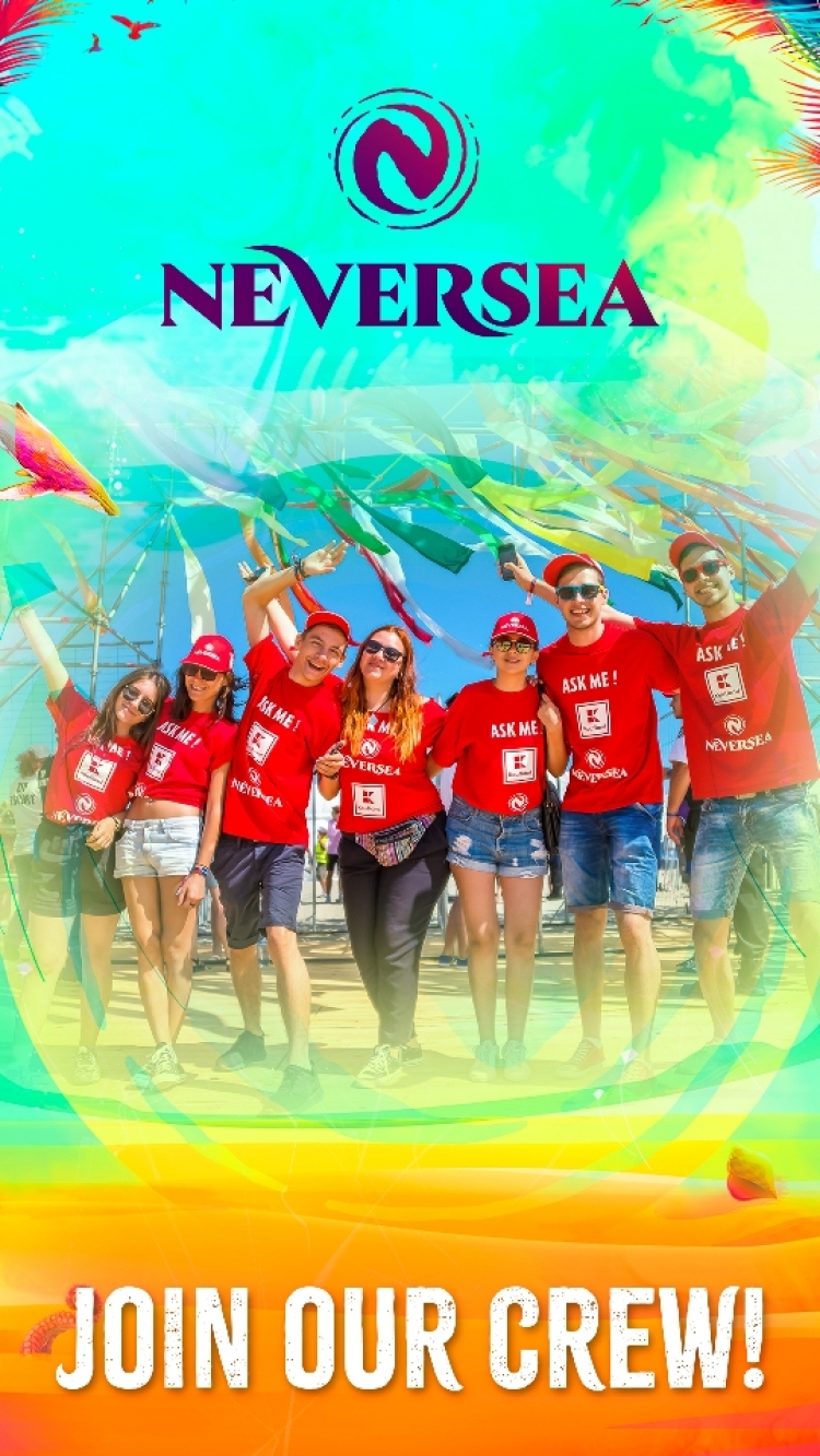 Inscrie-te in echipa de voluntari pentru NEVERSEA! Ai sansa sa faci parte din echipa de festival pentru G-EAZY, DJ Snake, Steve Aoki, Sean Paul sau Jessie J