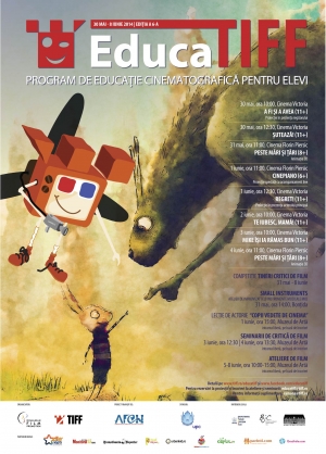 Filme premiate, invitati, un Cinepiano, o lectie de actorie, seminarii de critica de film si ateliere de animatie ===> EducaTIFF 2014