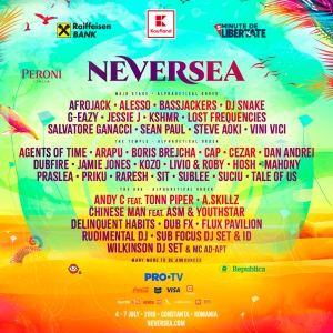 Al doilea val de artisti de la NEVERSEA au fost confirmati. Vezi si tu cu cine te vei intalni!