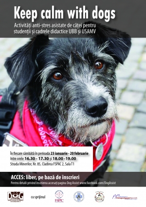 Stresul din sesiune este cumbatut cu ajutorul cainilor la FSPAC