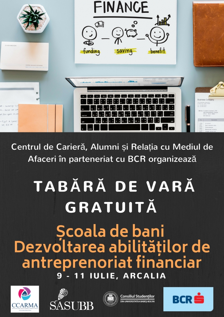 Tabara de vara centrata pe ce inseamna banii organizata de UBB si BCR