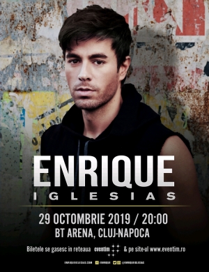 Enrique Iglesias va concerta marti seara pentru prima data in Cluj la BT ARENA