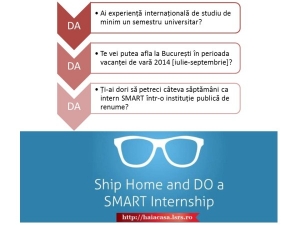 Au inceput inscrierile pentru „SMART Internships”. Aplica si tu!