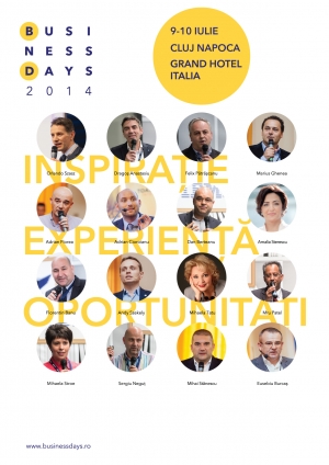 Cluj Business Days 2014 @ 9-10 iulie Grand Hotel Italia