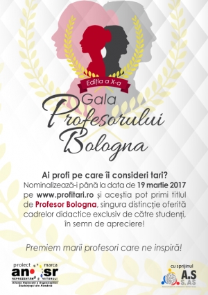 Sustine-ti profesorul preferat la Gata Profesorului Bologna