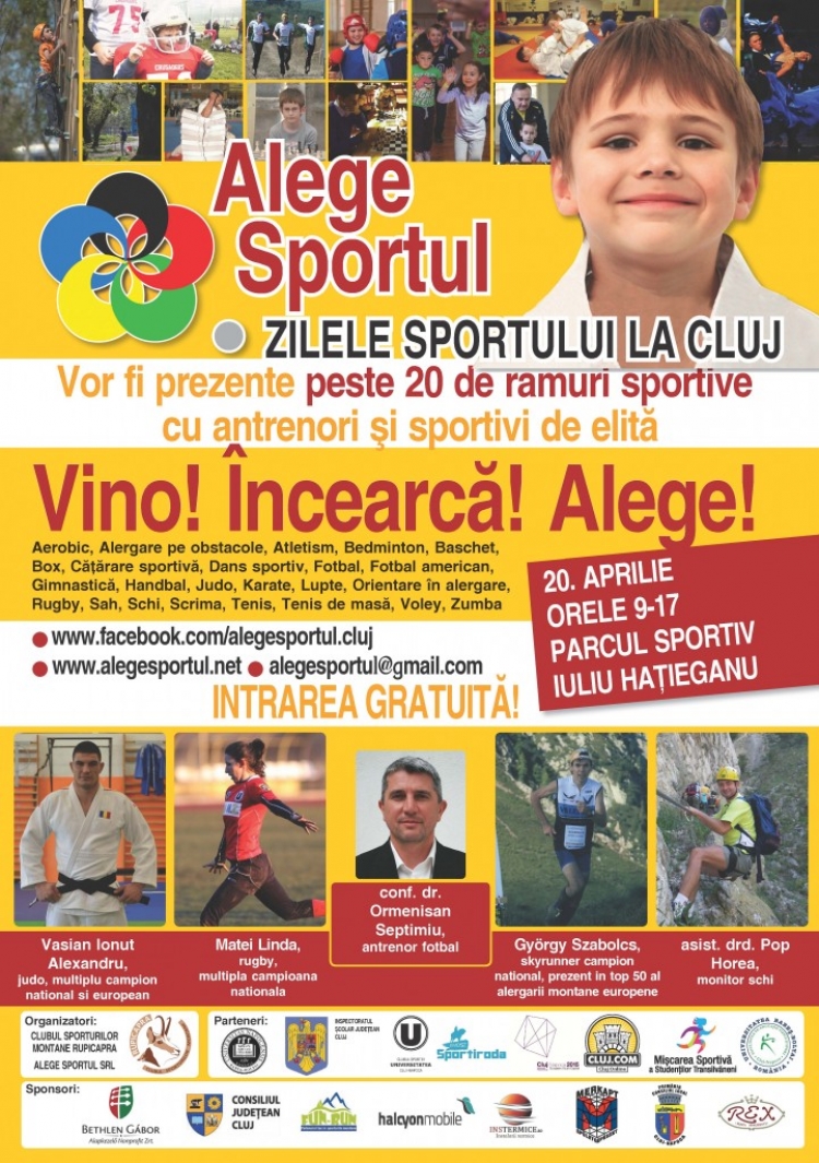 "Zilele Sportului" vor fi sarbatorite prin multa miscare