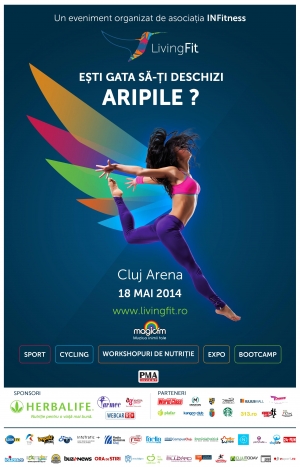 Invata sa traiesti sanatos la Living Fit pe 18 mai