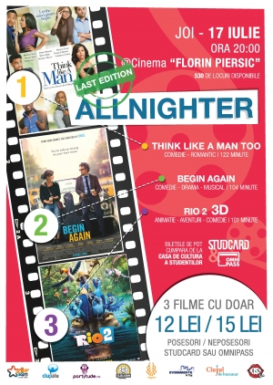 Ultima editie AllNighter din acest an universitar vine cu surprize