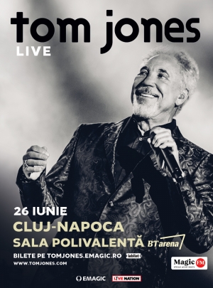 Sir Tom Jones va canta pentru prima data la Cluj-Napoca