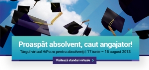 200 de joburi entry-level, programe de internship &amp; management trainee te asteapta la Targul Virtual Hipo pentru absolventi