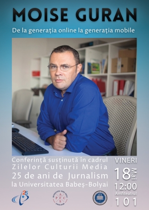 Zilele culturii media il au ca invitat special pe Moise Guran