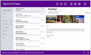 O noua interfata pentru casuta de mail Yahoo