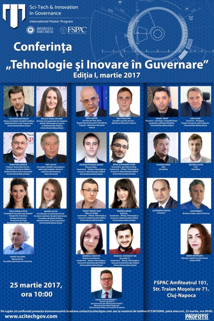 FSPAC organizeaza conferinta "Tehnologie si Inovare in Guvernare"