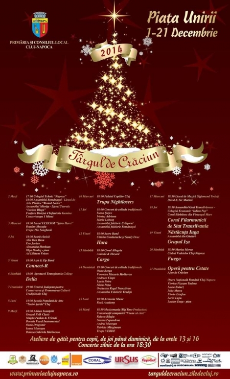 Targul de Craciun isi va deschide portile in 1 decembrie