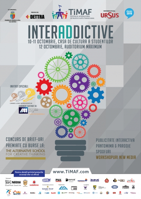 TiMAF si Cannes Lions Romania anunta cea de a 2-a editie a festivalului de publicitate InterADdictive