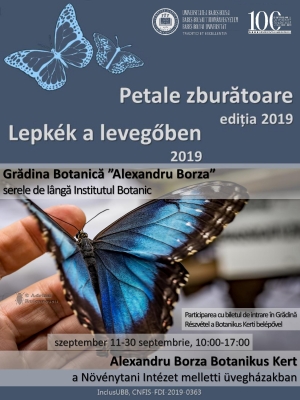 Fluturi exotici vor zbura prin Gradina Botanica in luna septembrie