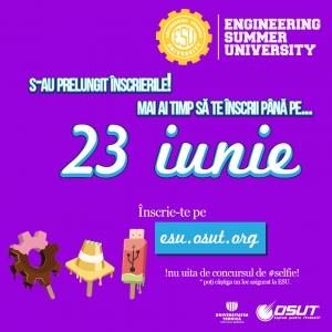 Fii "Inginer de Vara"! (ESU 14-24 iulie)