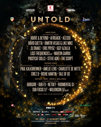 Premiera in Romania la UNTOLD! Vezi primii artisti anuntati!